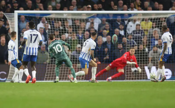 Brighton 3-2 Tottenham - Ngược dòng ngoạn mục