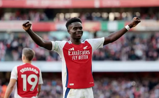 Bukayo Saka vô đối ở Premier League về số cơ hội tạo ra