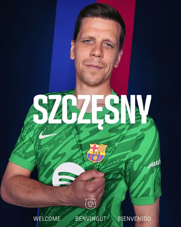 Szczesny chính thức kí hợp đồng ngắn hạn với Barca