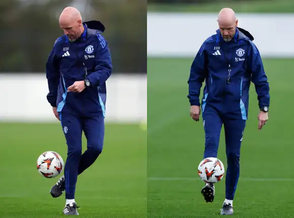 Ten Hag biểu diễn kĩ thuật khiến CĐV M.U tròn mắt