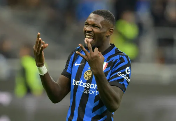 Thuram lập hat-trick đầu tiên ở Serie A cho Inter Milan